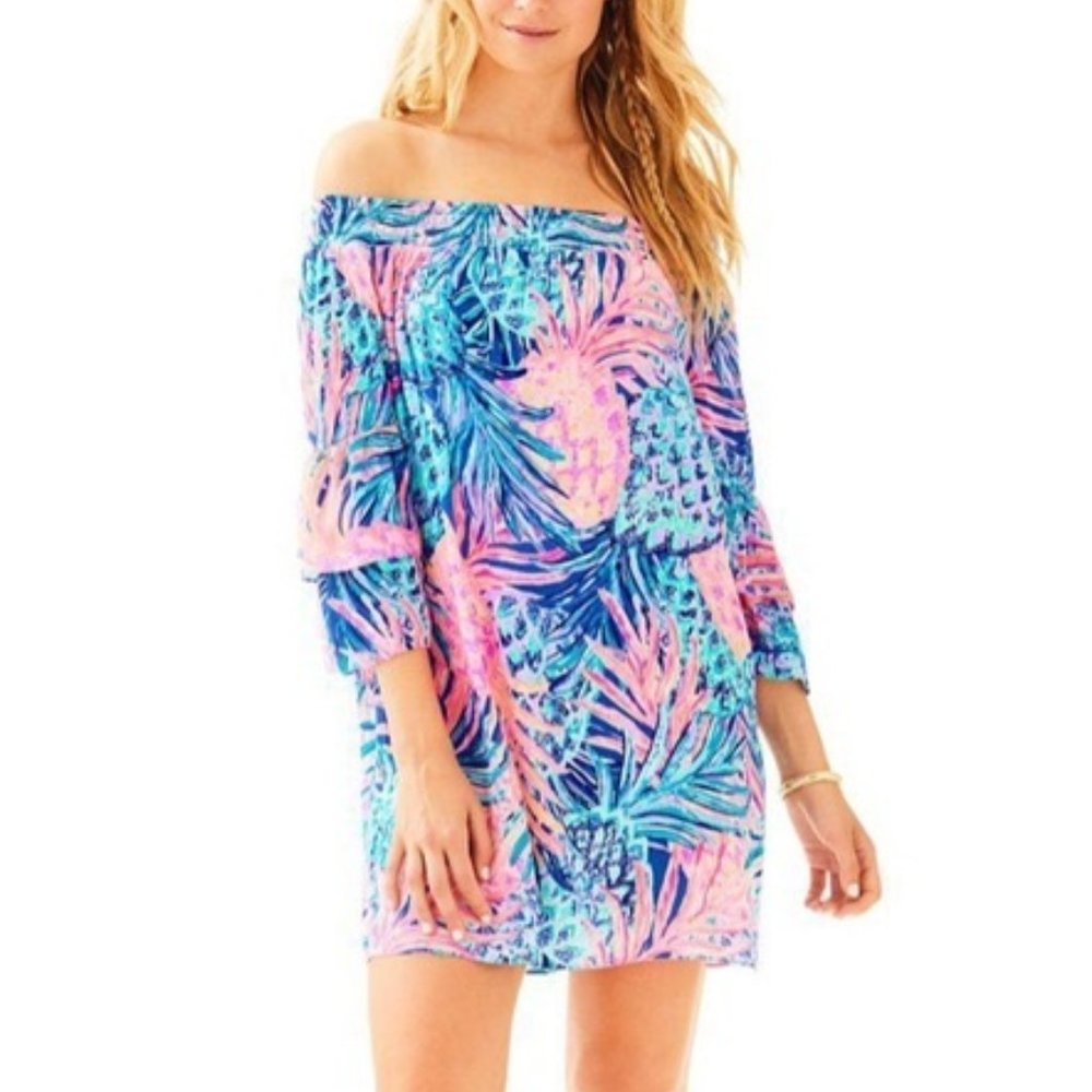 Lilly Pulitzer Gypset Paradise Pink Pineapples Tobyn Tunic